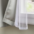 thumbnail image 4 of TOWN & COUNTRY LUXE Oslo Double Layer Indoor Curtains, Room Darkening and Sheer, Grommet Top, Energy Efficient, 2-Pack Set, 52"x84", Grey, 4 of 12
