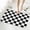 Checkered#02, variant on Black and White Checkered Bath Mat Rugs 16 x 24 Inch Diatomaceous Earth Doormat Non-Slip Absorbent for Bathroom Kitchen Floor Tub and Shower Sink