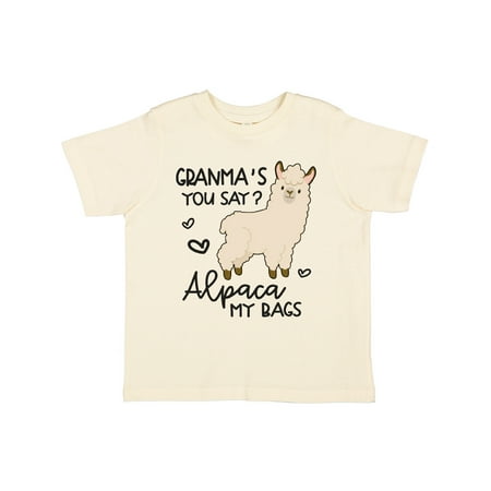 

Inktastic Granma s You Say Alpaca My Bags Gift Toddler Boy or Toddler Girl T-Shirt