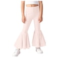 thumbnail image 3 of Girls Wide Leg Pants with Pockets Drawstring Baggy Casual Sweatpants Loose Soft Summer Pant,Breathable 6-12 Months 12-24 Months 2T 3T 4T 5T 6T 7T 8T 9T Children Beige 3-4 Years, 3 of 9
