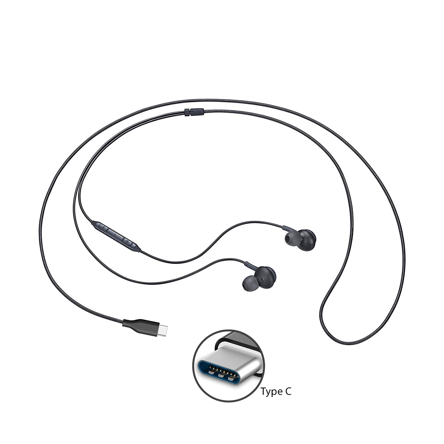 AKG TYPE-C Earphones for OnePlus 11/12/12R/13/13R 5G - Original Headphones USB-C Earbuds w Mic Headset Earpieces Handsfree