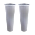 thumbnail image 1 of Paquete de 2 filtros de café Cold Brew para tarros de cristal de acero inoxidable de más de 1,9 litros, 1 of 7