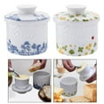thumbnail image 4 of Butter Crock for Fresh Spreadable Butter Large Capacity French Butter Dish for Style A, 4 of 6