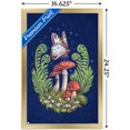 thumbnail image 3 of Brigid Ashwood - Butterfly and Mushrooms Wall Poster, 14.725" x 22.375" Framed, 3 of 5
