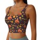 thumbnail image 2 of Fotbe Turkey Bird Sujetador Deportivo Largo sin Aros para Mujer con Almohadillas y Soporte Medio, Transpirable y Absorbente, Camiseta Tipo Chaleco o Tank Top-XX-Large, 2 of 8