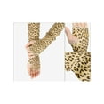 thumbnail image 3 of INSPIRE CHIC Women's Leopard Arm Warmers Ribbed Cuff Fingerless Arm Sleeves with Thumb Hole Long Gloves Brown One Size, 3 of 6