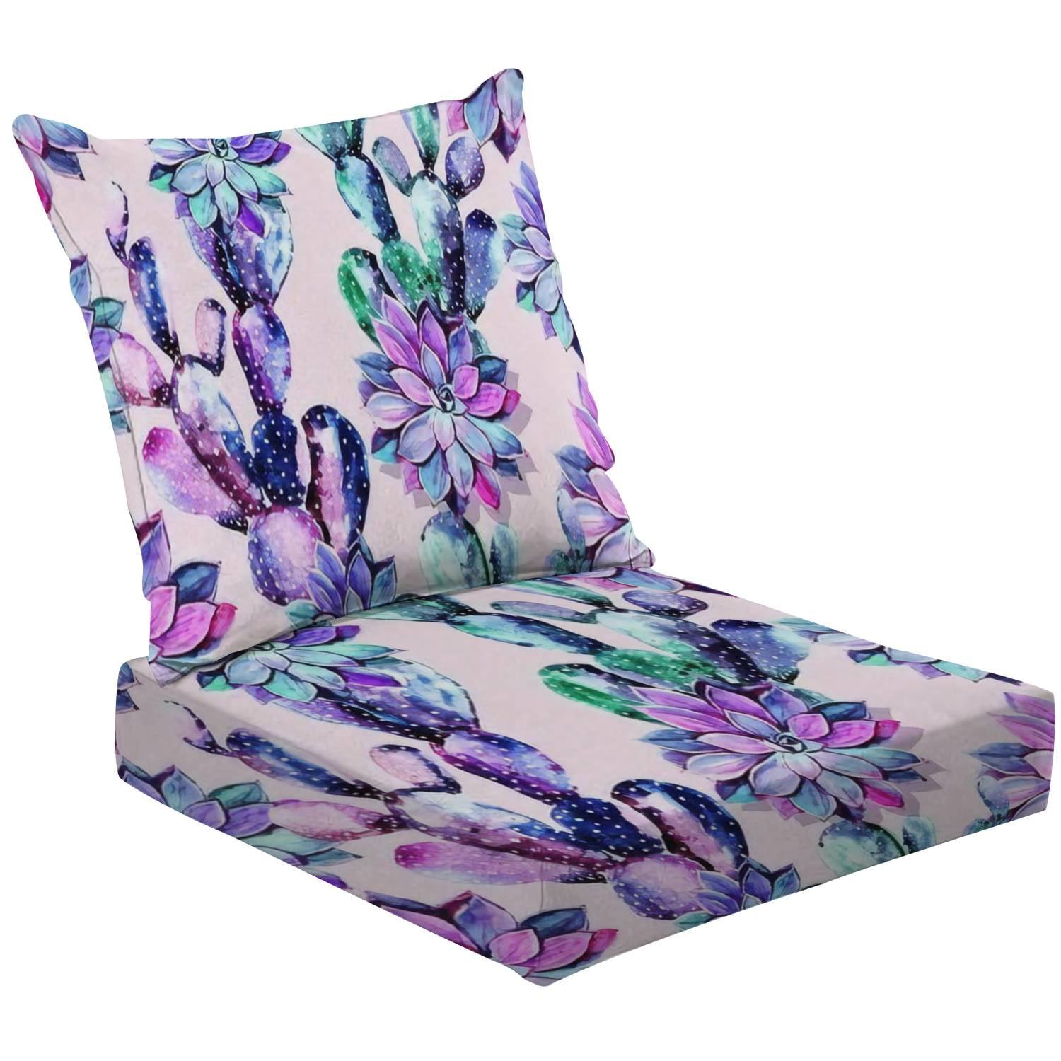 Terrasol solid deep seat chair cushion and back set sale