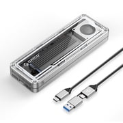ORICO 40Gbps M.2 SSD Enclosure Max 8TB with Cooling Fan USB4 PCIe4.0 NVME Enclosure Aluminum Compatible Thunderbolt 3/4 for MAC(No Drive)