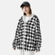 thumbnail image 3 of Fotbe Anchor Black Tartan Plaid Chaqueta con Protección Solar UPF 50+ para Hombre y Mujer, Camisa con Capucha y Bolsillos-XX-Large, 3 of 7