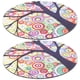 thumbnail image 2 of Print Round Mouse Pad Anti Slip Pattern Mat Designed For Computer Laptop Work 22CM Diameter 2Pcs, 2 of 2