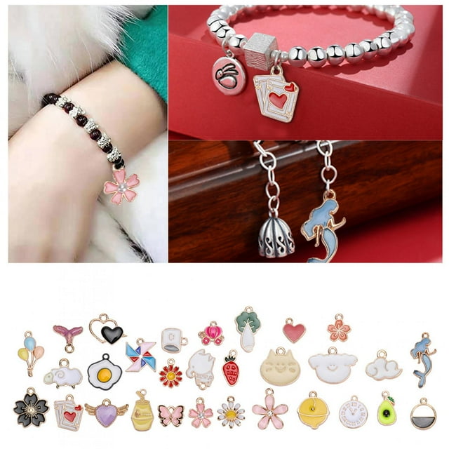 Accesorios de colgantes de bricolaje, accesorios de colgantes artesanales, apariencia exquisita, diseo de aceite de gota único y colorido para colgantes que hacen pulserasArtAndCraft Fyydes Descripción de la referencia