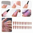thumbnail image 7 of RAGUPEL 24Pcs Glue on Nails for Women,Flower Pattern Coffin Press on Nails,Matte Finish Full Cover Nail Tips,Cute Nails for Parties,Gatherings and Photo Shoots,Style3, 7 of 7