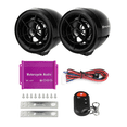 thumbnail image 3 of Kit Alarma Moto Bloosom  Bocinas Alarma Amplificador Estéreo Bluetooth Usb Fm Tf Negro, 3 of 4