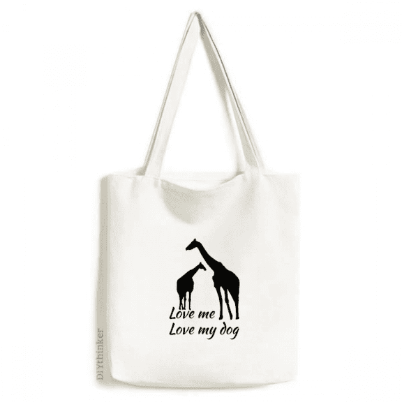 Common Knowledge English Language Culture Giraffe Tote Canvas Bag Shopping Satchel Casual Handbag