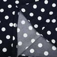 thumbnail image 5 of Patlollav Womens Plus Size Round Neck Short Sleeve Beach Polka Dot Bandage Long Maxi Dress, 5 of 6