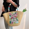 thumbnail image 3 of Bolsos de playa de verano Bolso de hombro casual para mujer Simple portátil para viajes (Estilo 5) Likrtyny Para Estrenar, 3 of 5