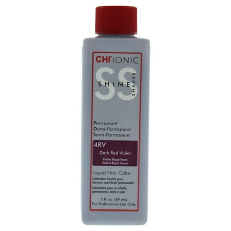 Chi Ionic Shine Shades Liquid Hair Color 4rv Dark Red Violet 3 Oz Hair Color