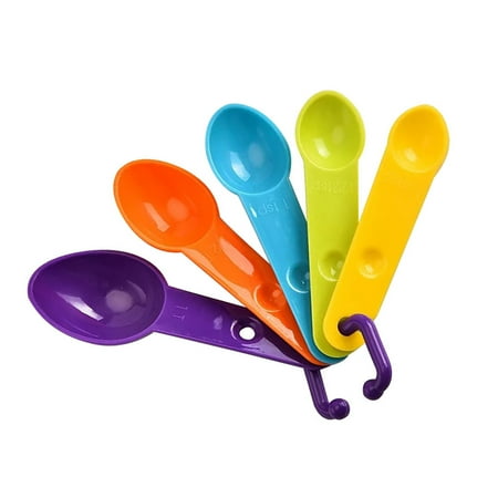 

25Pcs Measuring Cups Set Plastic Kitchen Flour Milk Baking Coffee Spoons with