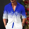 thumbnail image 3 of Gorro de Papá Noel con copos de nieve y diseño nuevo de diseñador para hombre, elegante, navideño, 2024, festivo, patrón HD, suave, cómodo, feliz año nuevo, 3 of 5