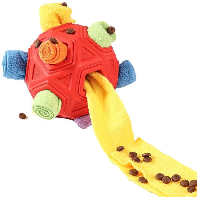 Pet Snuffle Ball Encourage Natural Foraging Skills Slow Feeder Training Ball Puzzle Sniffing Interactive Dog Ball