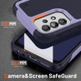 thumbnail image 3 of Funda para Samsung A73 5g, doble capa de protección, a prueba de golpes, protección para pantalla y cámara., 3 of 5