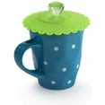 thumbnail image 2 of Silicone Cup Lids Coffee Mug Cover for Coffee Tea Cups 6pcs, 2 of 8