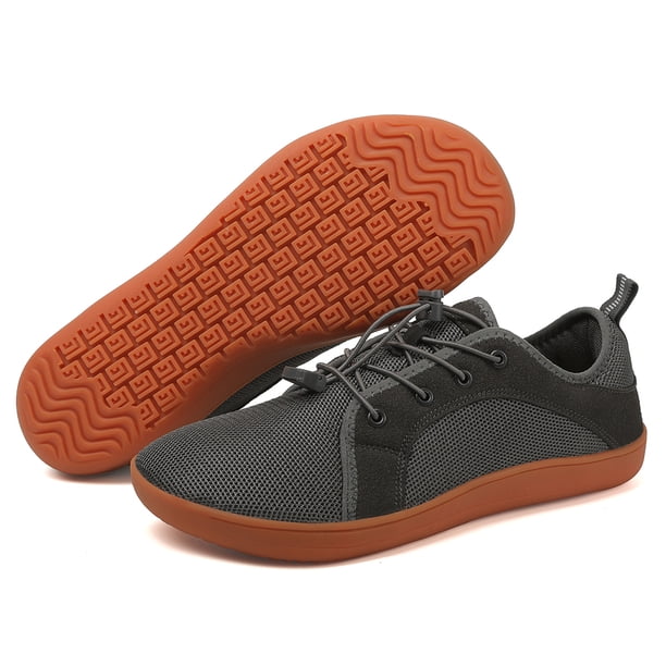 Zapatos Descalzos Casual Running Zapatillas Transpirables Mujer Hombre (44) Gris
