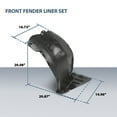 thumbnail image 3 of Front Section Fender Liner Set Left&Right Fit for 2006-2012 BMW 325 E90 Sedan E91 Wagon, 3 of 10