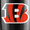 Cincinnati Bengals, variant on Oakland Athletics 30oz. Gameday Stainless Tumbler