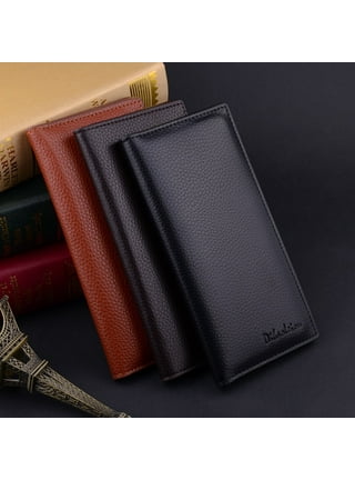 High Quality Leather Men's Clutches 2021 New Fashion Men Business Clutch  Bags Brand Design Zipper Long Wallet Birthday Gift Male
