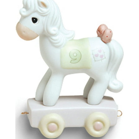 Fashion Precious Moments Age Nine Horse Porcelain Figurine (5.7 X 3) Made In China gp710