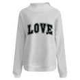 thumbnail image 4 of Zorckvet Plus Size Sweatshirts for Women Shirts Pullover Heart Graphic Fashion Long Sleeve Casual Womens Tops Valentine, 4 of 5