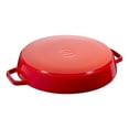 thumbnail image 2 of STAUB Poêles 34 cm Poêle en Fonte à Double Poignée, Cerisier, 2 of 2