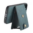 thumbnail image 5 of Detachable Wallet Cover for iPhone 15 Case with Card Holder Slots, PU Leather Slim Purse 2-in-1 Magnetic Phone Case Compatible with MagSafe Charging for iPhone 15, Blue, 5 of 10