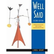 Well Said: Pronunciation for Clear Communication [Paperback - Used]