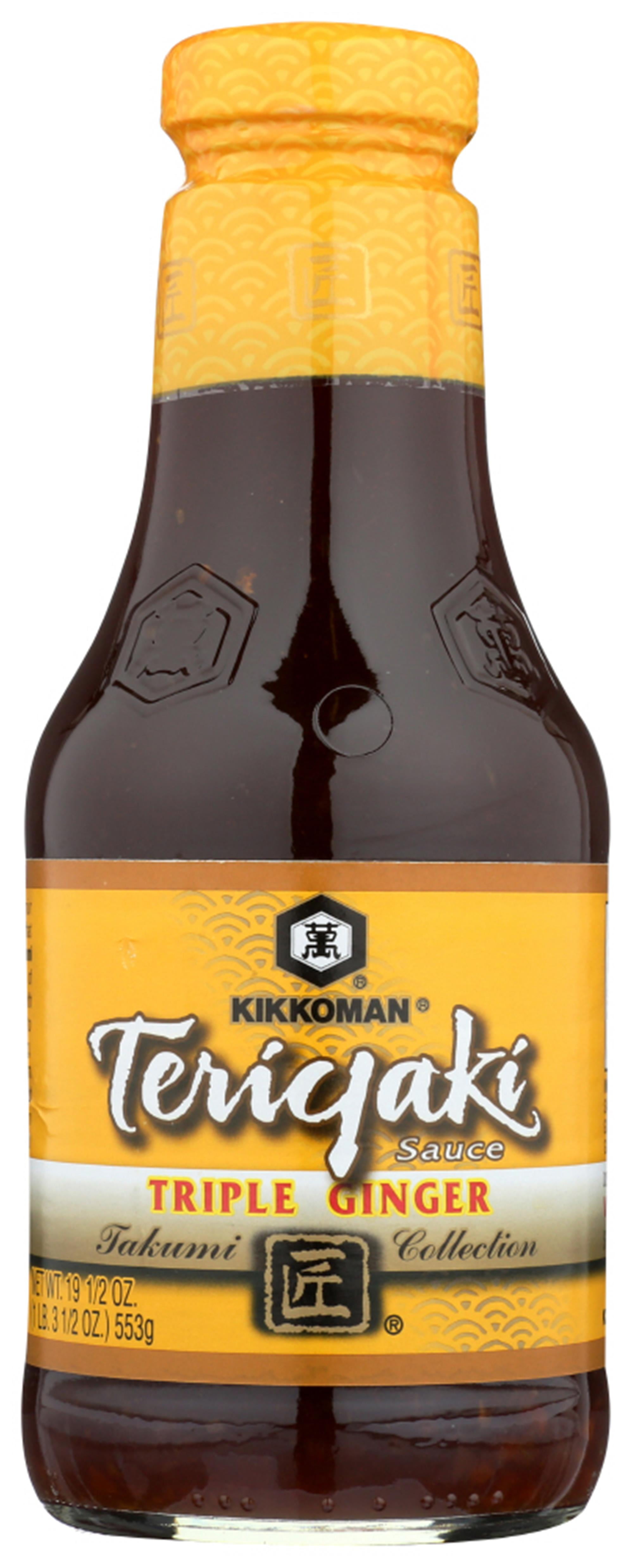 (6 Pack) Kikkoman Triple Ginger Teriyaki Sauce, 19.5 Fz
