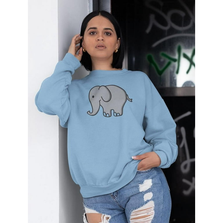 Elephant sweatshirt sale womens