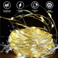 thumbnail image 3 of Tira Led Decorativa Luces Led Navideñas Solar Exterior 20 M Color de la luz Blanco cálido, 3 of 8