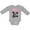 AC-Heather Grey, variant on Inktastic Love Hearts Lil Sis Girls Long Sleeve Baby Bodysuit