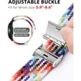 thumbnail image 3 of Stretchy Stretchy Braided Bands Compatible with Google Pixel Watch 3 Band 41mm/Pixel Watch 2 Band/Google Pixel Watch Band - Upgraded Connector - Elastic Nylon Breathable Sport Straps for Women Men, 3 of 7