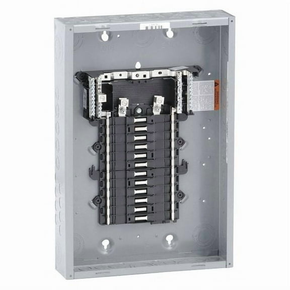 Square D Load Center,125A,Lug,1 Phase,24 Spaces QO124L125PG