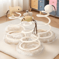 thumbnail image 2 of "6-in-1 Cat Toys Set with Spiral Springs, Hemp Disc & Mouse - Interactive Kitten Toys, Scratch Board, Steel Wire Toys for Indoor Cats, 2 of 11