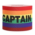 thumbnail image 1 of Brassard Capitaine de Soccer Équipe de Soccer Bande de Marque Résistante à l'Usure Brassard de Sport pour Course Brassard Capitaine de Soccer Réutilisable, 1 of 5