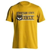 Kennesaw State University Owls KSU Classic Mascot Bar Short Sleeve T-Shirt