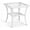 White, variant on VIVIJASON Outdoor Wicker Side Table, All-Weather Rattan Patio Side Table Bistro Table with 2-Tier Storage, Tempered Glass Top Square End Table for Indoor, Balcony, Garden, Porch, Deck, Brown