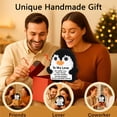 thumbnail image 5 of jQMUHLC Gifts for Him Her Boyfriend Girlfriend to My Love Handmade Crochet Penguin Present, Wedding Anniversary Birthday Gift for Couples, 5 of 6