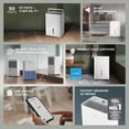 thumbnail image 2 of TCL 50 Pint 4,500 Sq Ft Smart Dehumidifier with Pump (White) - ENERGY STAR, Alexa/Google Assistant Compatible - W50D9P3, 2 of 23