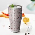 thumbnail image 3 of 30oz Light Pink Christmas Gnome Pattern Tumblers Stainless Steel Tumbler with Lid and Straw,Vacuum Insulated Double Wall Travel Tumbler Cups Mug with Cleaning Brush for Coffee,Tea, 3 of 7