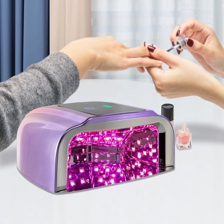 96W Rechargeable Cordless Professional Nail Gel Dryer Led UV Nail Lamp Manicure