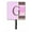 Pink, variant on Carolines Treasures  Letter G Initial Monogram - Pink Stripes Leash Holder Or Key Hook